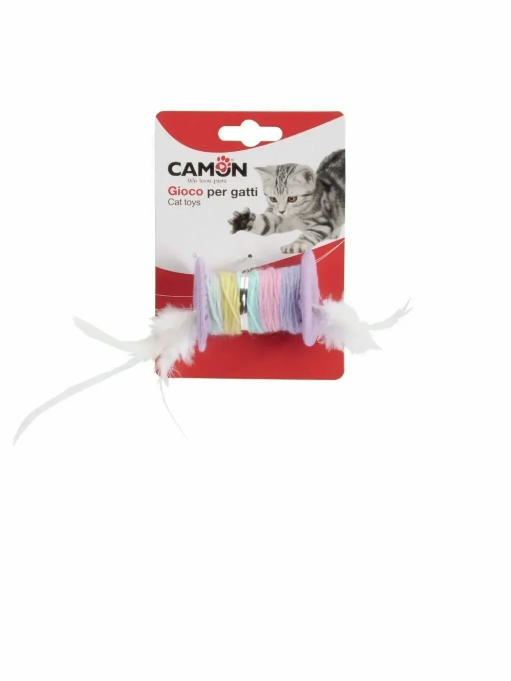 Camon игрушка для кошек, катушка с пером