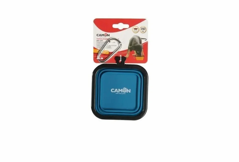 Camon Миска складная дорожная  для кошек и собак ,квадратная