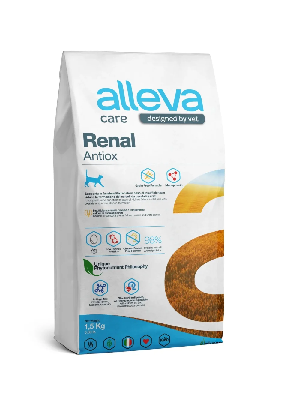 Alleva Care Cat Adult Renal-Antiox , 1,5 кг