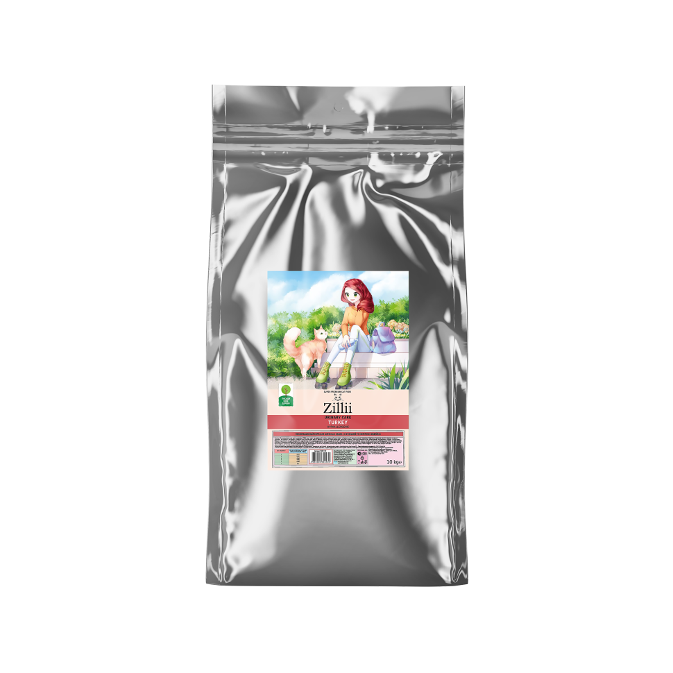 Zillii Urinary Care Cat сухой корм для взрослых кошек РН контроль, с индейкой - 10 кг